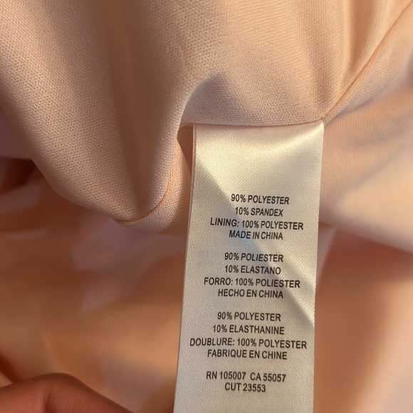 NWT Marina pink dress with sequin collar size: 4 - Picture 8 of 8